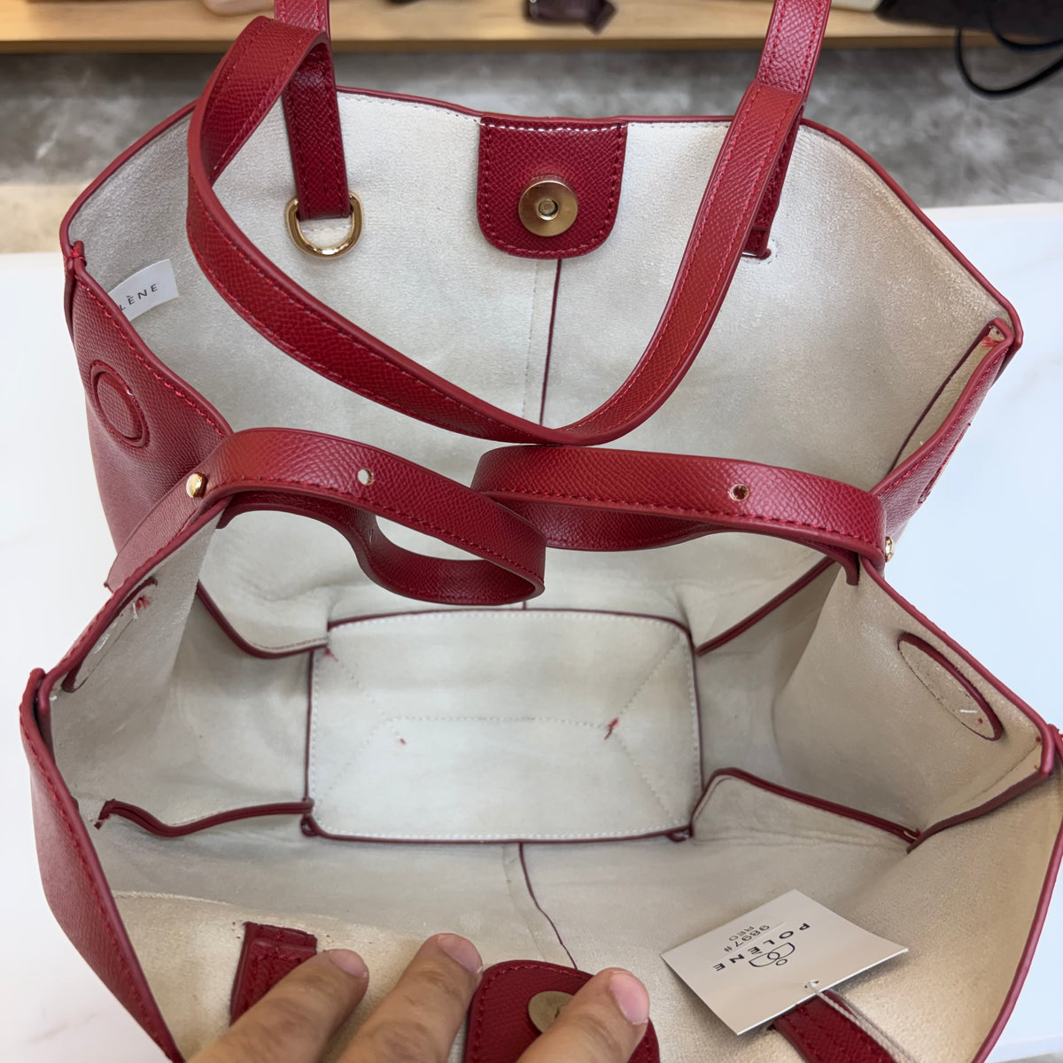 Polene Tote Bag - Red