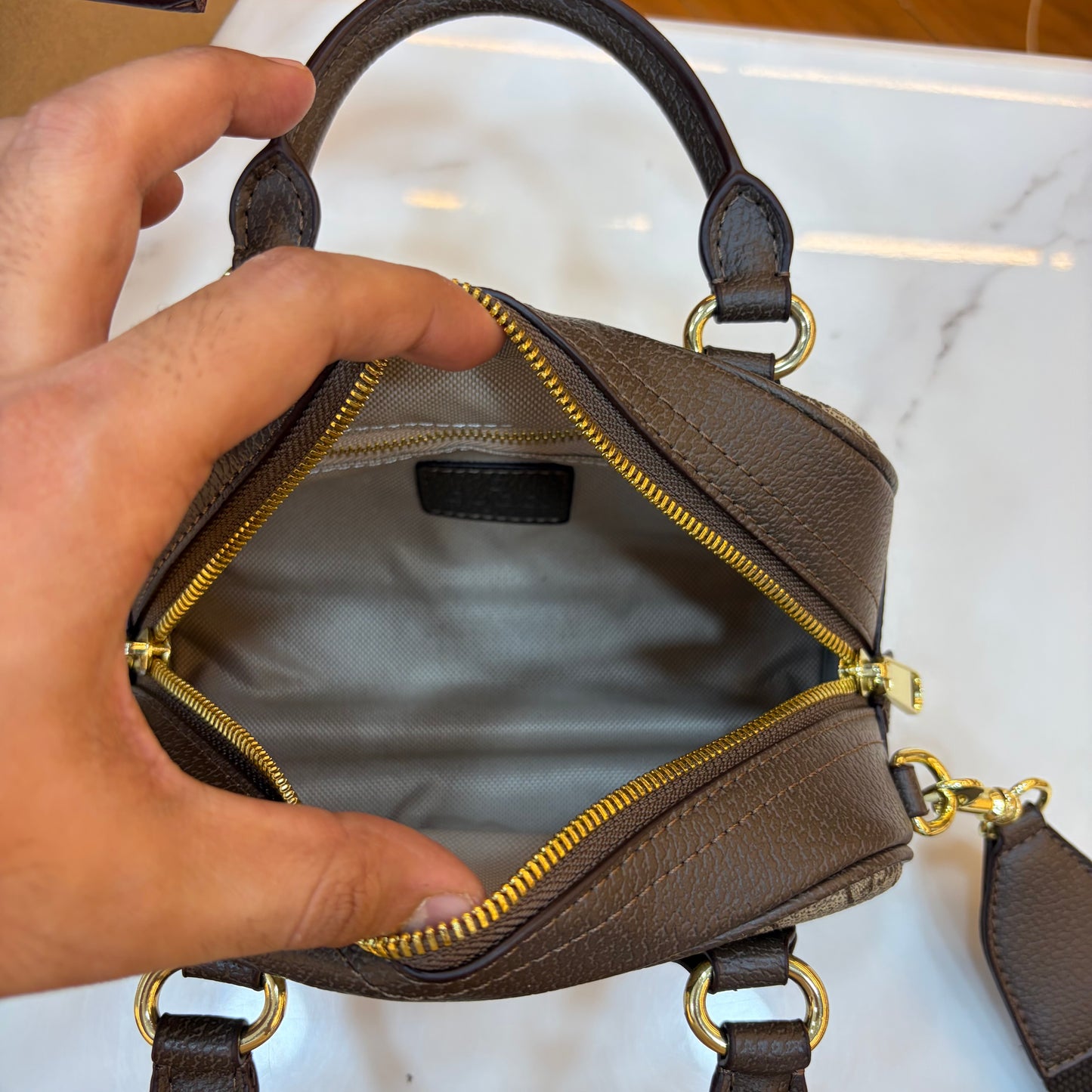 GG Ophidia Boston Bag - Small