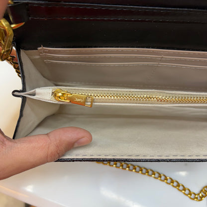 YSL Clutch Sling - Black