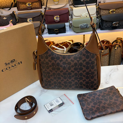 COCH JULIET HANDBAG With Wallet - Tan Coffee