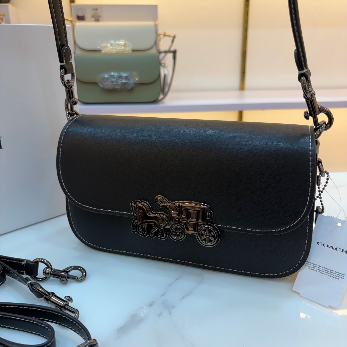 COCH HARPER Shoulder/Sling Bag - Black