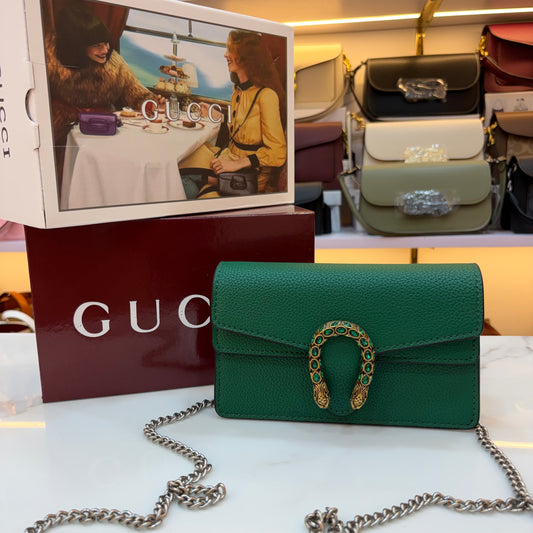 GG Diana Crossbody Bag (Double Box Packaging) - Green