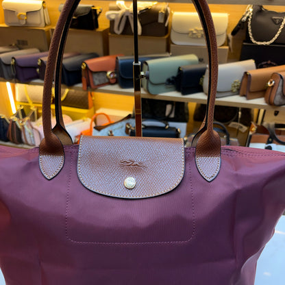 Longchamp - Le Pliage Tote Bag - Wine