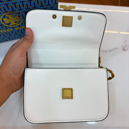 TB Eleanor Shoulder/Sling Bag - White