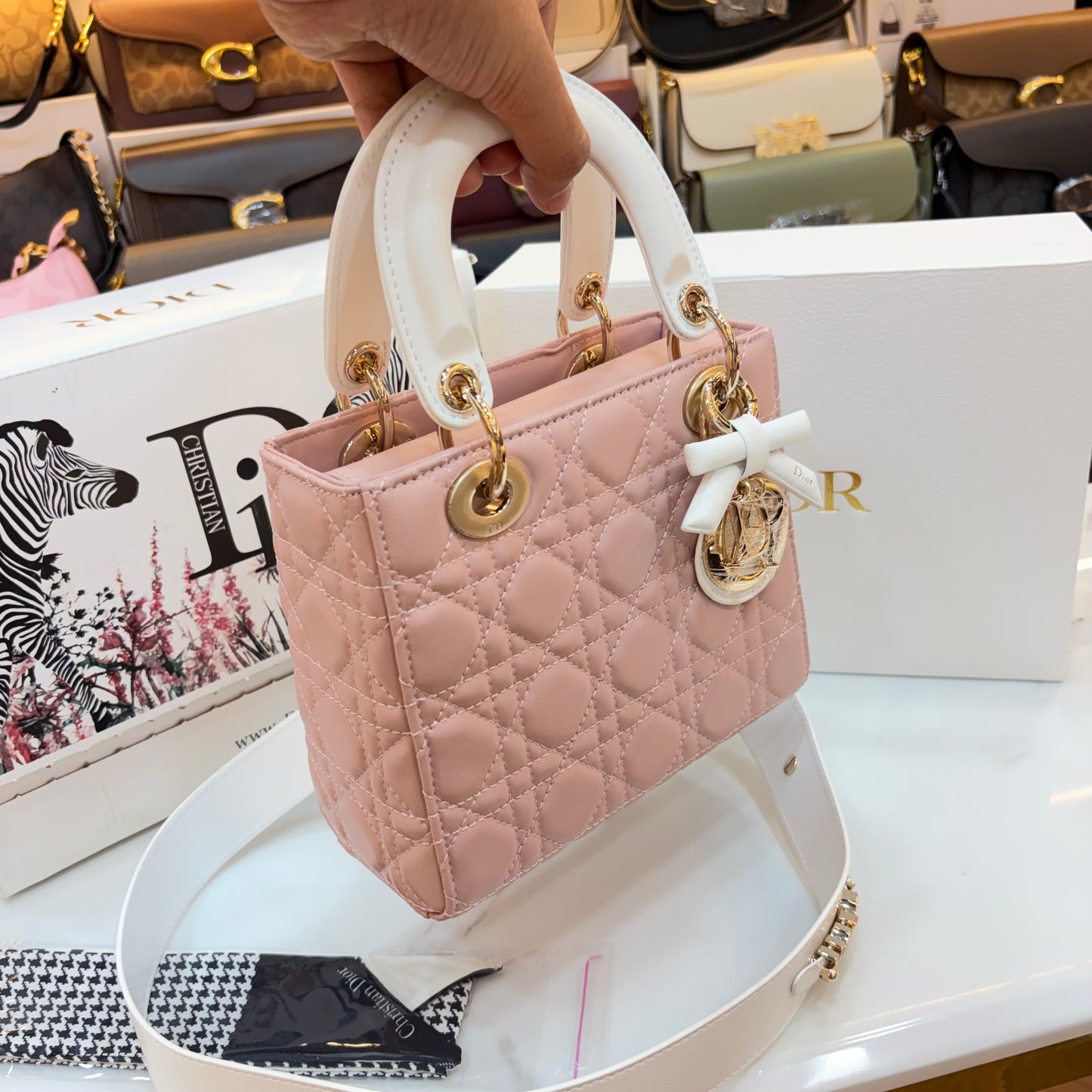 CD My Lady - Pink & White (Small Size)