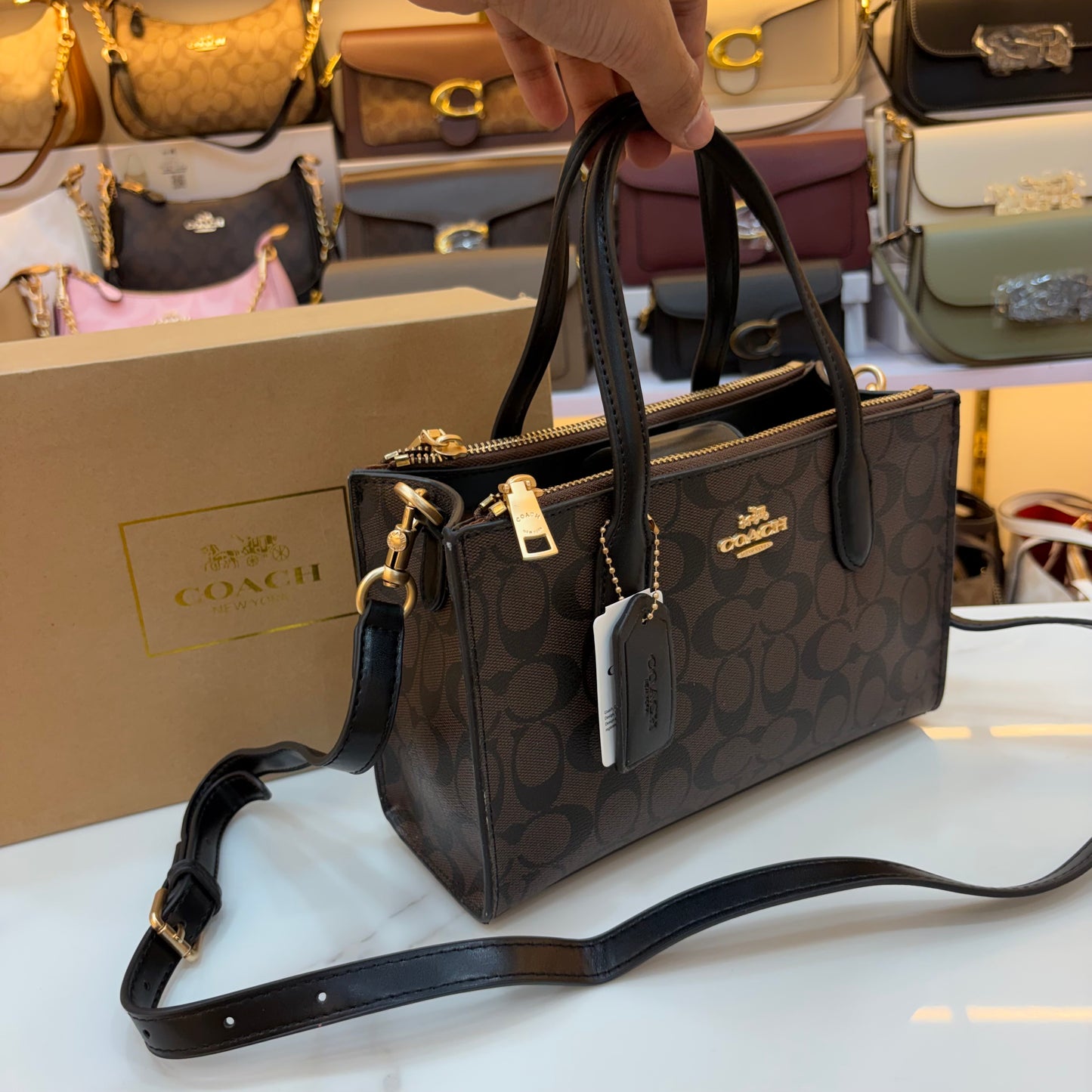 COCH Nina Satchel Bag - Cofee