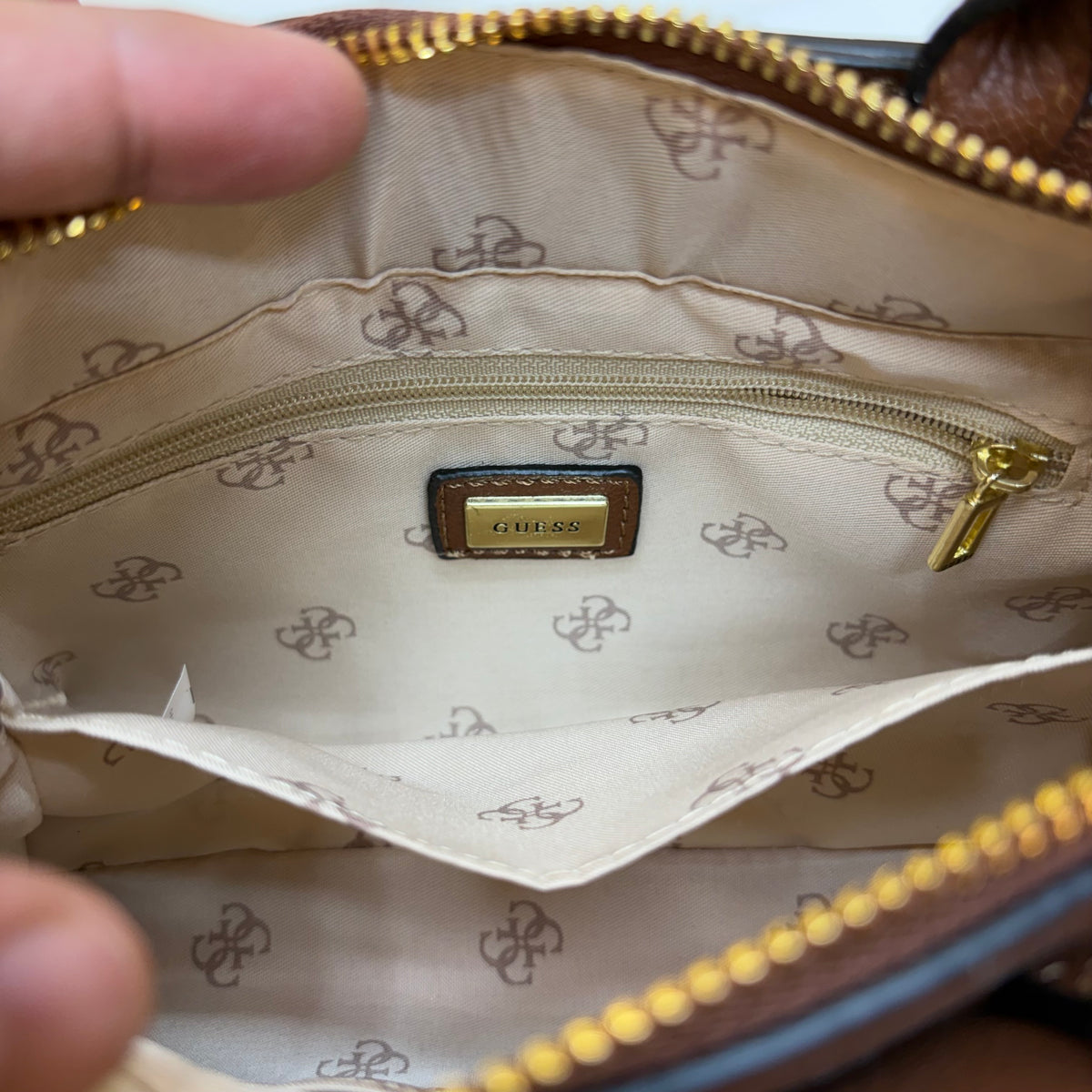 GUS Anadela Satchel Bag - Monogram Print