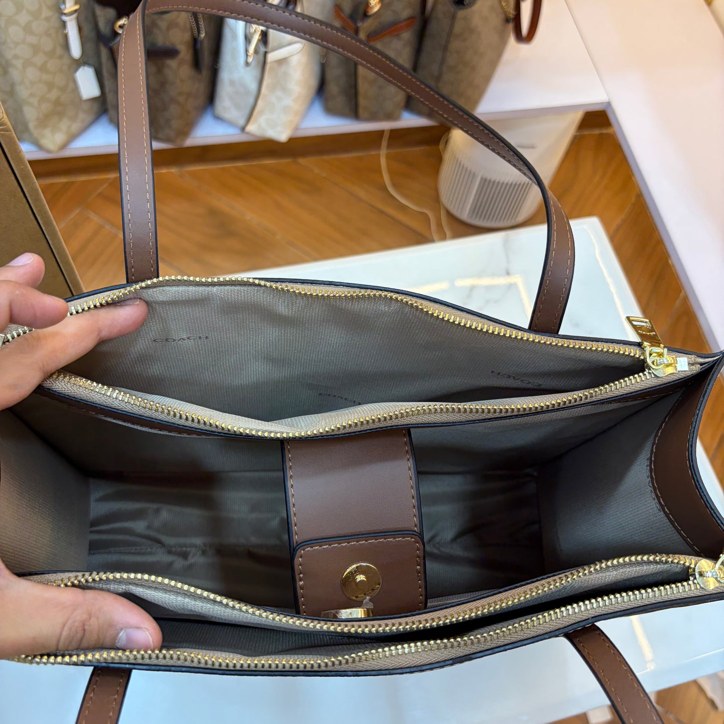 COCH MAGGIE LARGE TOTE - Apricot