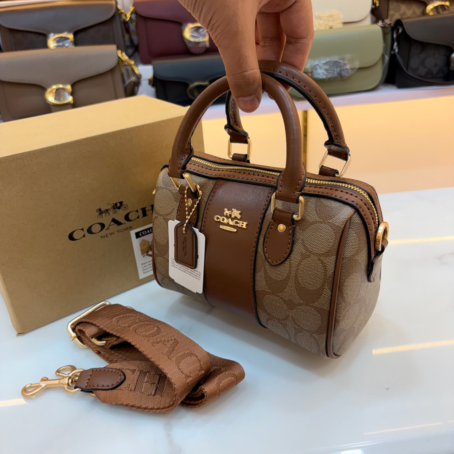 COCH ROWAN SPEEDY BAG - Apricot