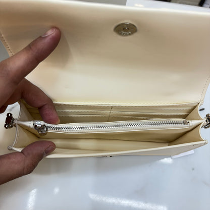 CNK Kristine Sculptural Handle Handbag - Cream