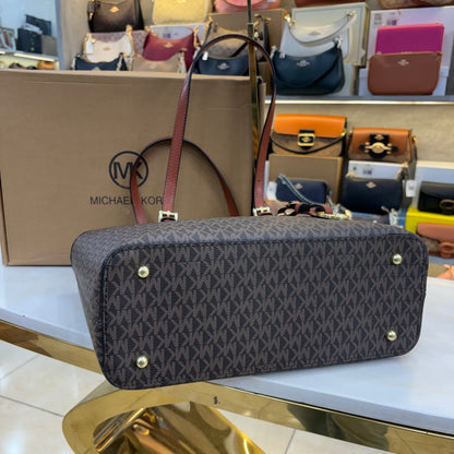 MK Tote Bag Ultra Premium With Box - Coffee