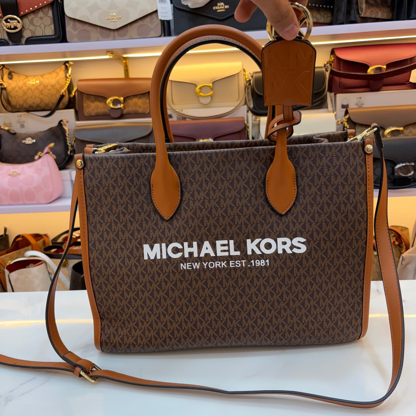 MK Mirella Tote - Brown