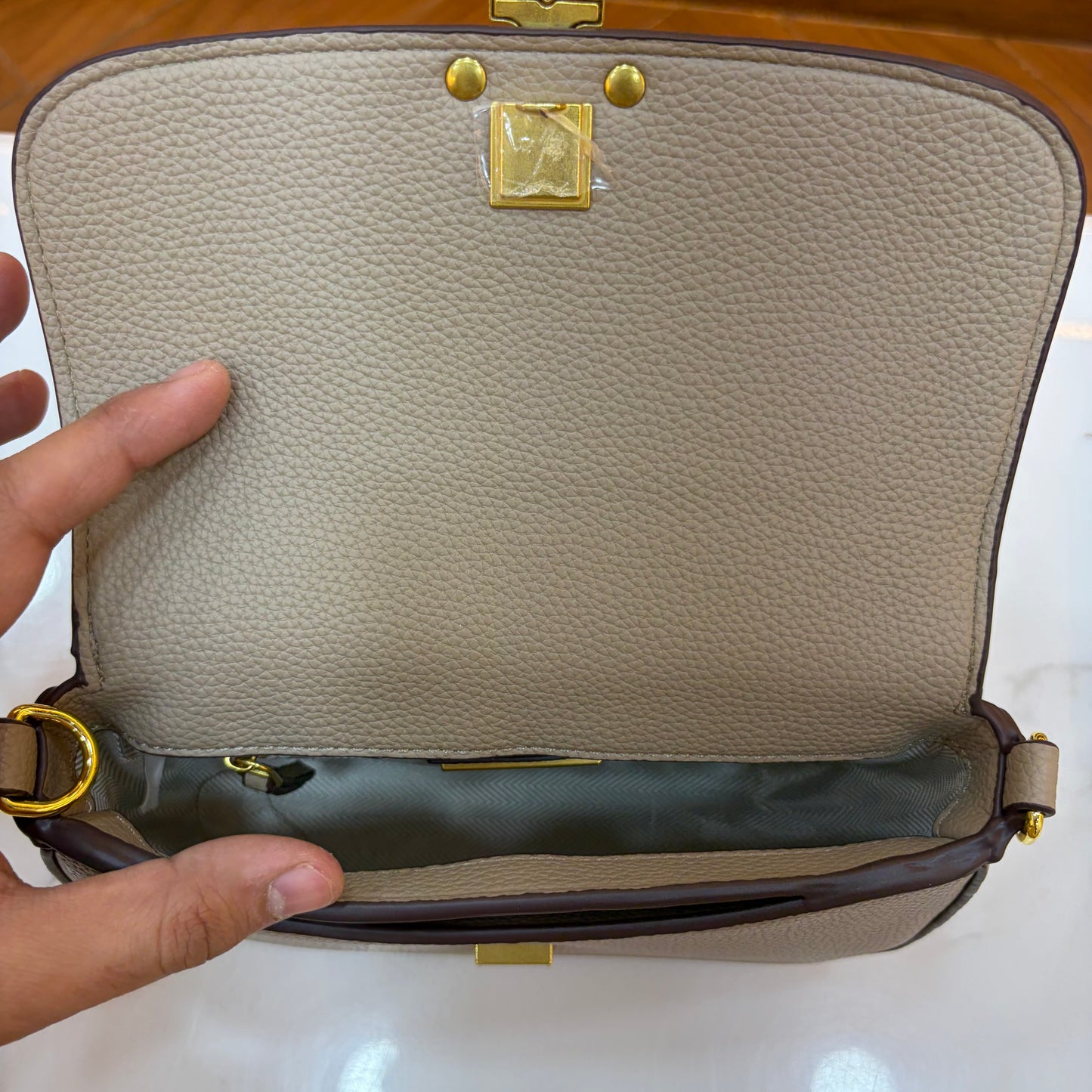 TB Britten Convertible Crossbody Bag - Mouse Colour