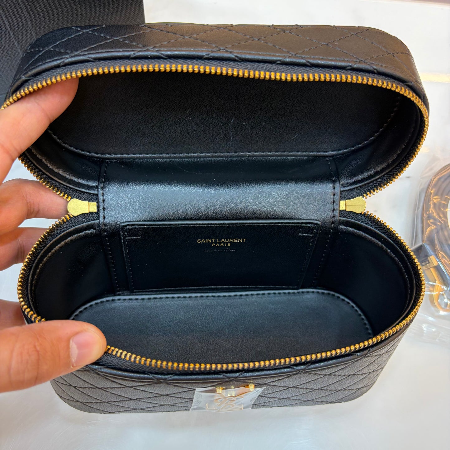 YSL Gabby Vanity Bag - Black