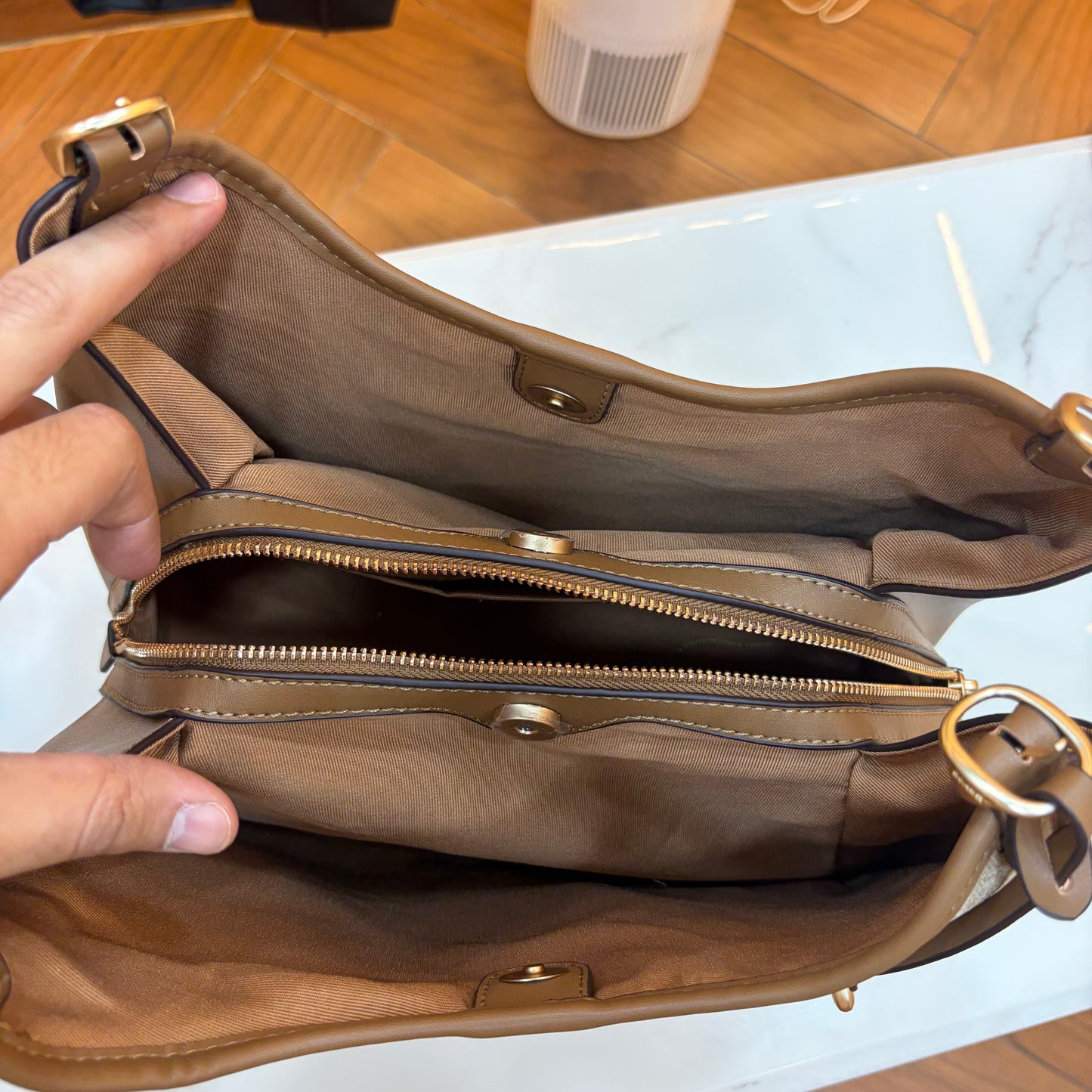 COCH ERIN Shoulder Bag - Apricot Brown