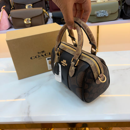 COCH ROWAN SPEEDY BAG - Coffee Apricot
