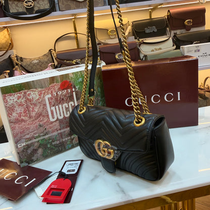 GG Marmont Sling/Shoulder Bag- Black