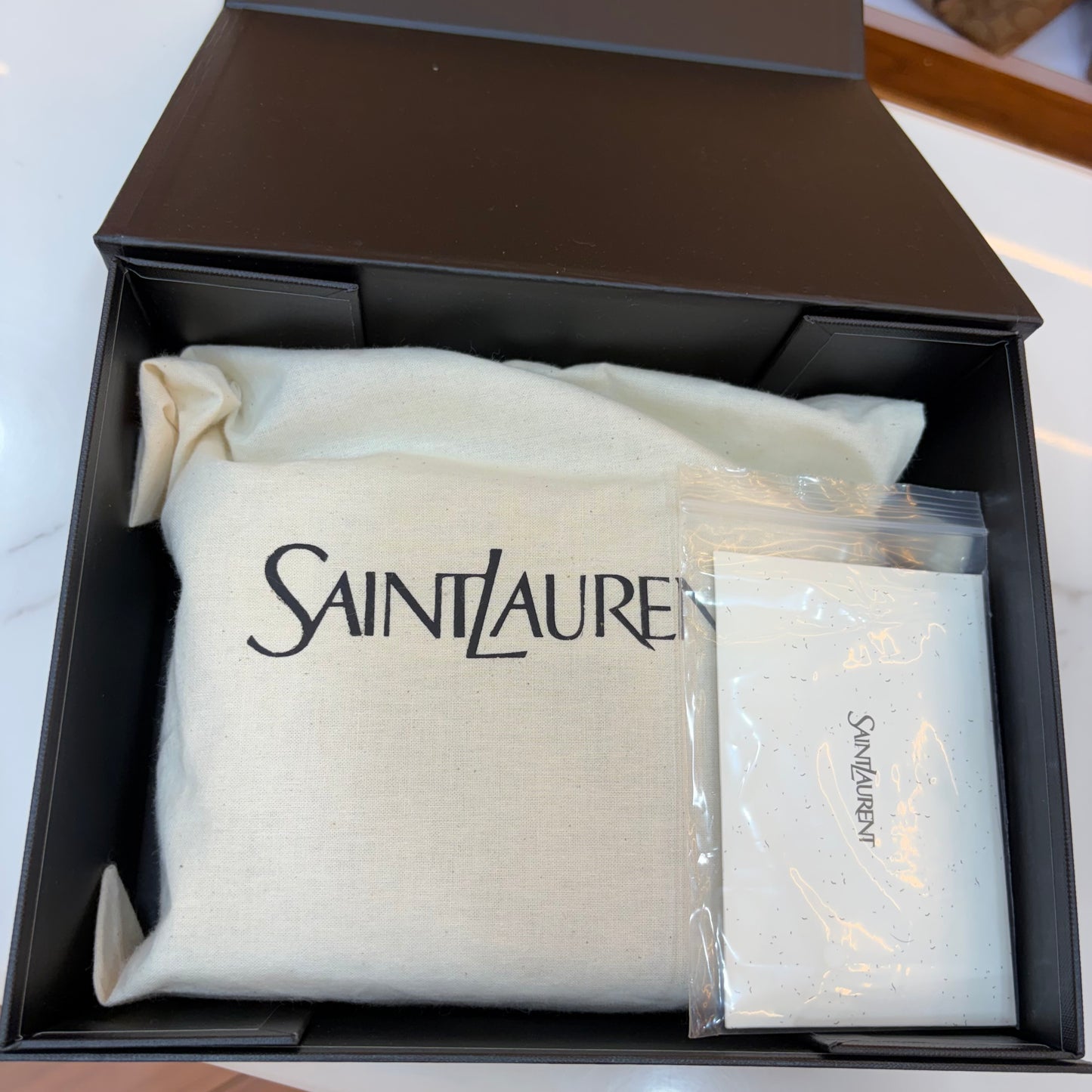 YSL Gabby Vanity Bag - Black