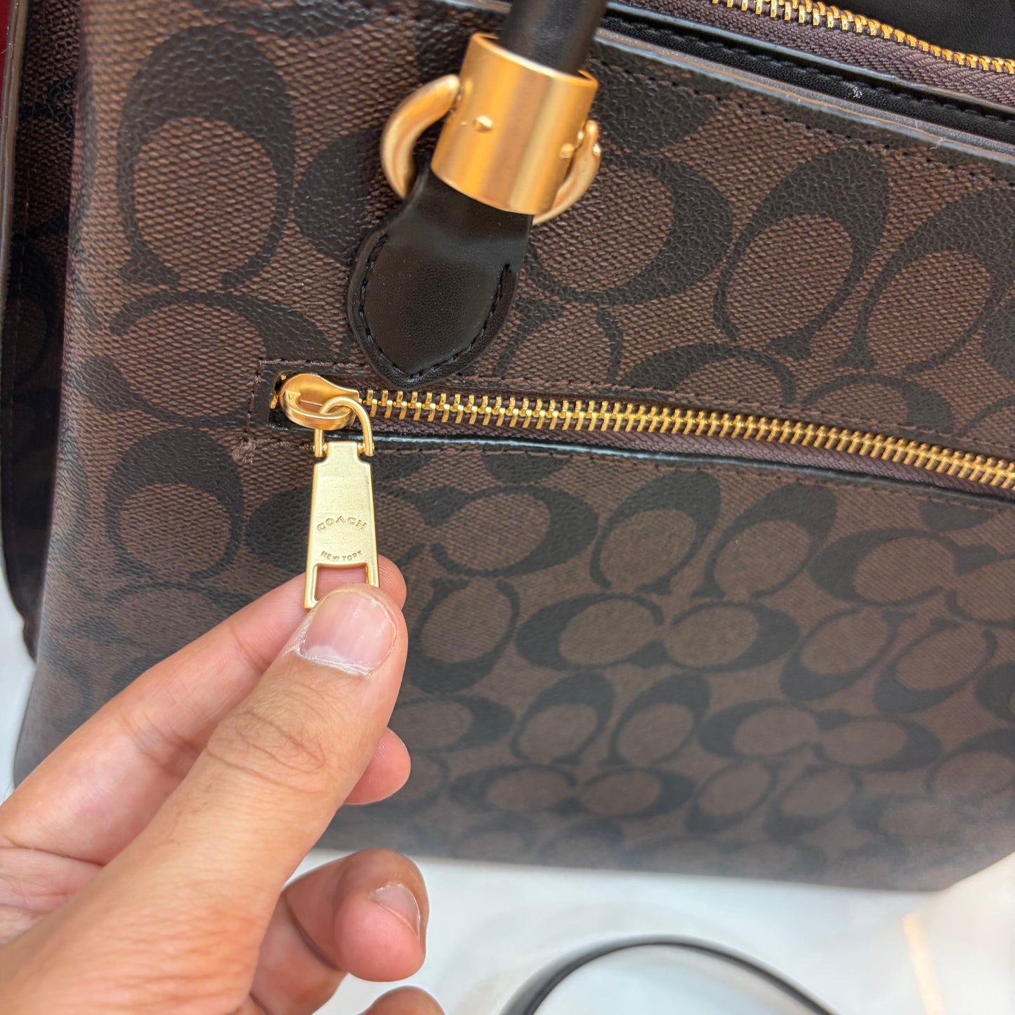 COCH Satchel Bag - Coffee