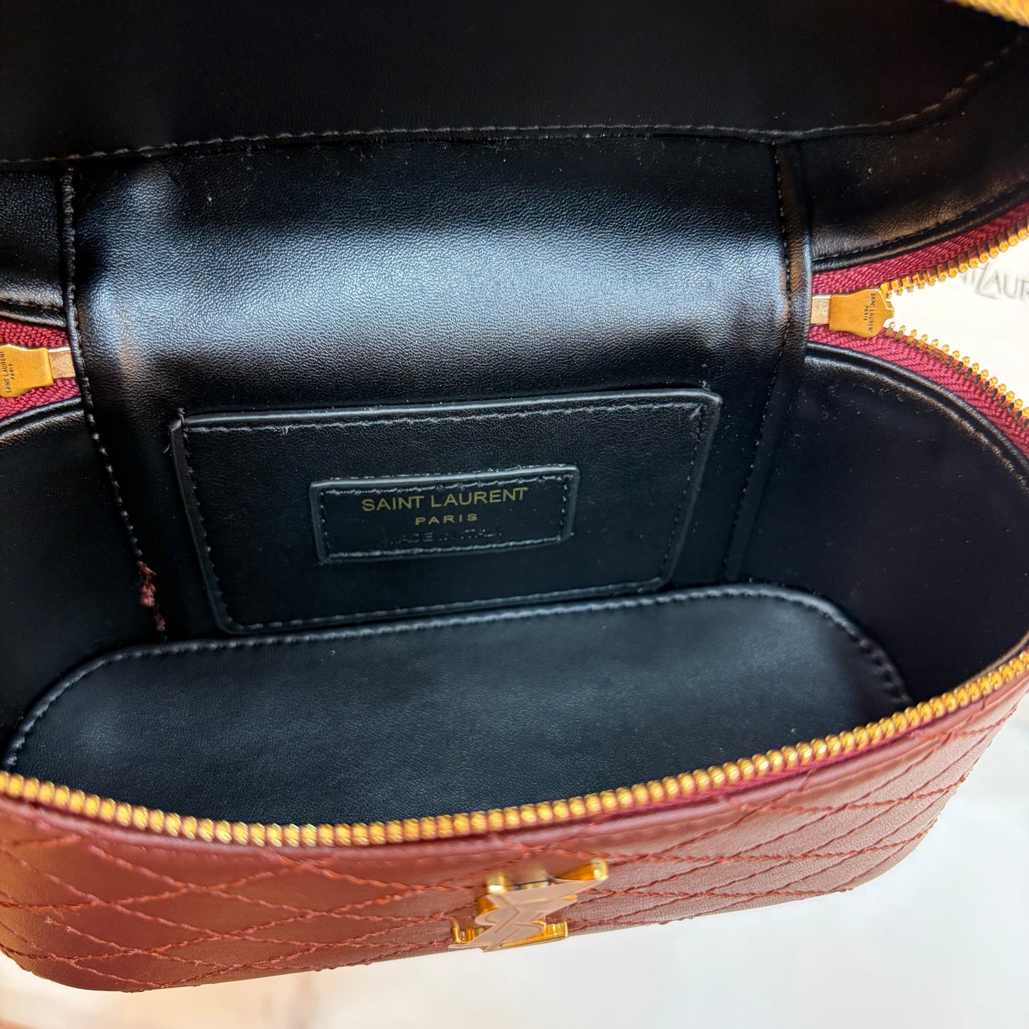 YSL Gabby Vanity Bag - Wine