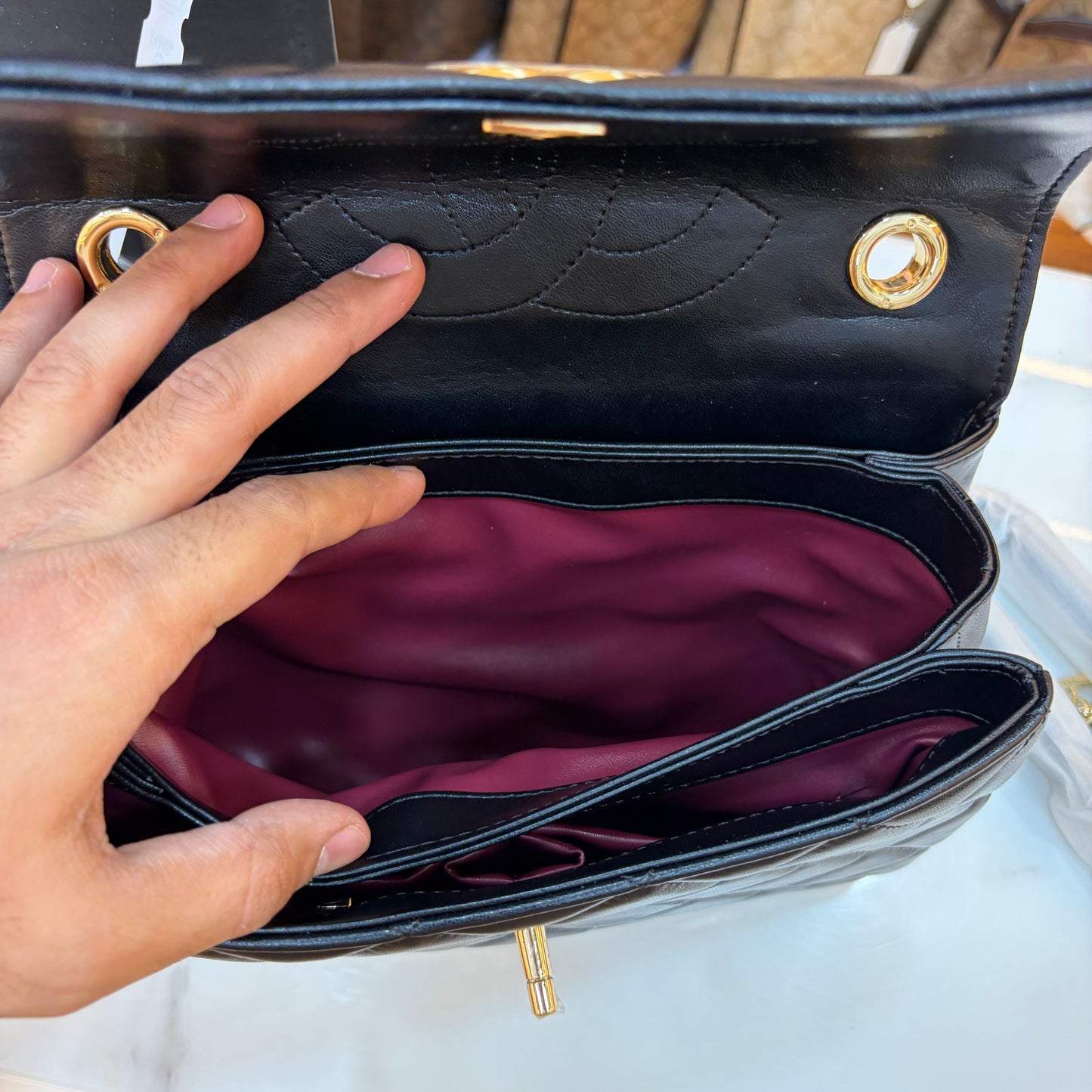 CHNL Flap Top Handle - Black