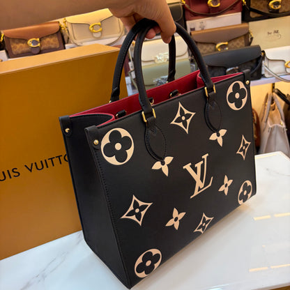 LVB 35 OTG Medium Tote Bag - Patent Black (Double Box Ultra Premium)
