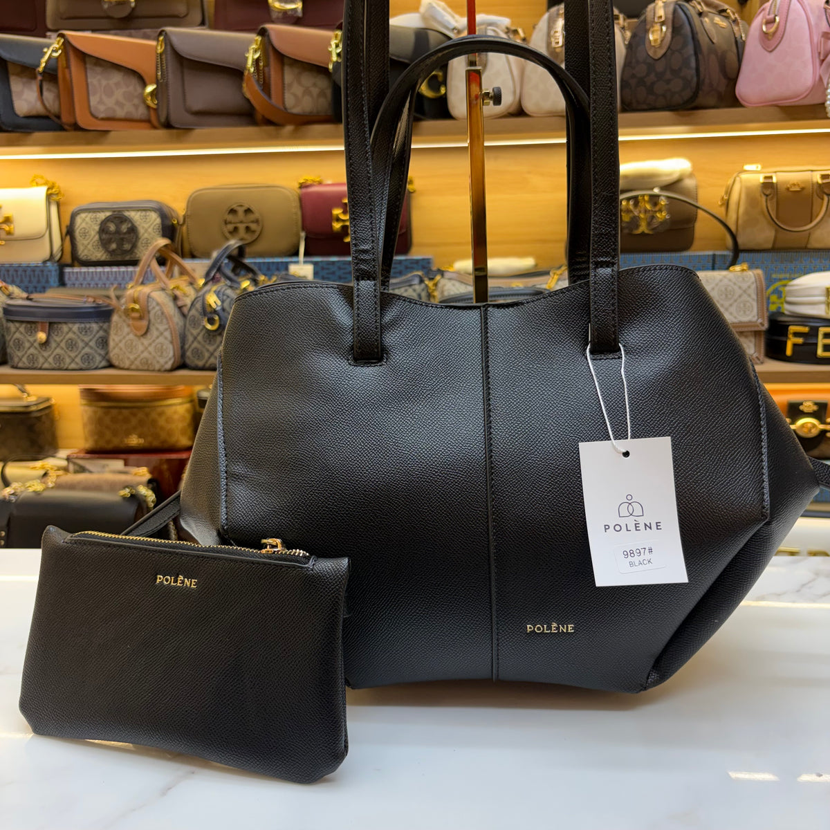 Polene Tote Bag - Black