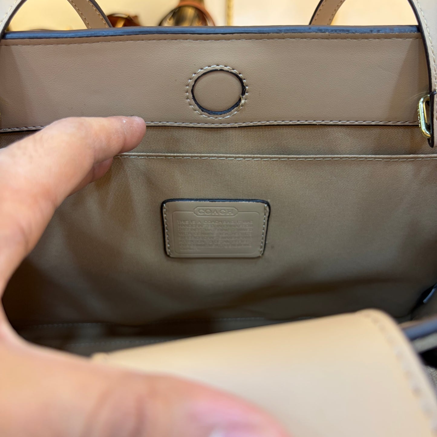 COCH MAGGIE LARGE TOTE - Light Apricot