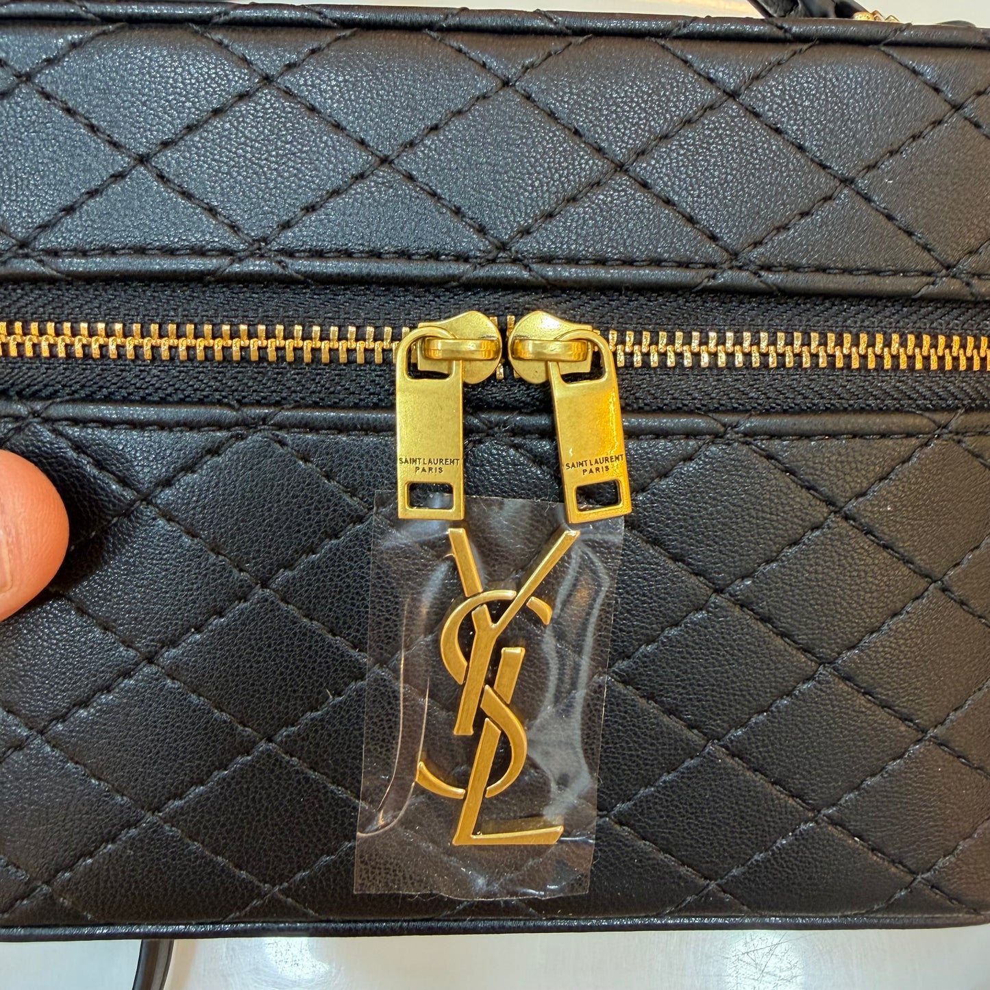 YSL Gabby Vanity Bag - Black