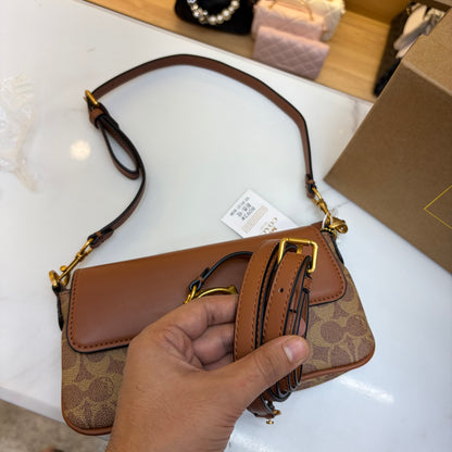 Coch Jet Shoulder/Crossbody Bag - Tan Apricot