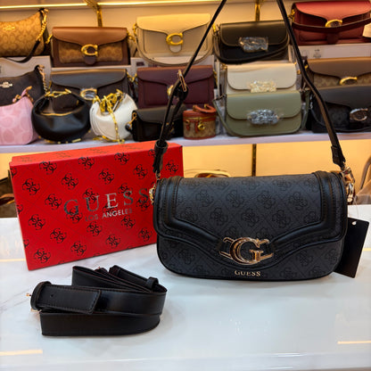 GUS Grey & Black Dea Crossbody Bag