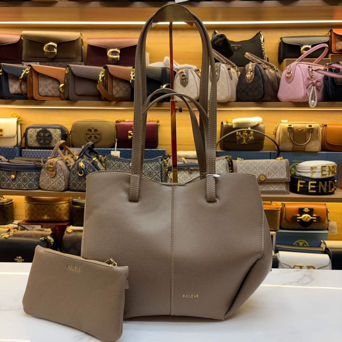 Polene Tote Bag - Taupe