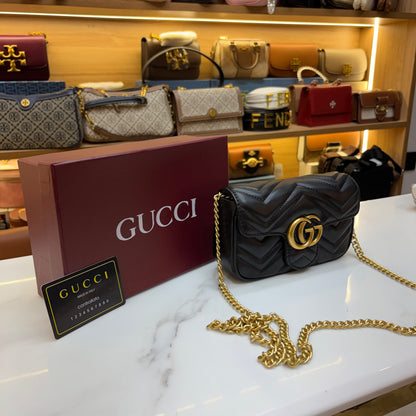 GG Mini Marmont - Black (Ultra Premium)