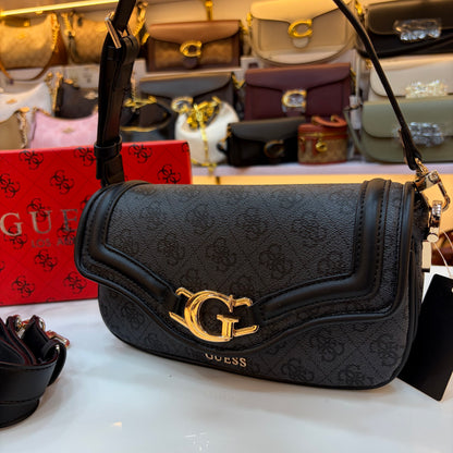 GUS Grey & Black Dea Crossbody Bag
