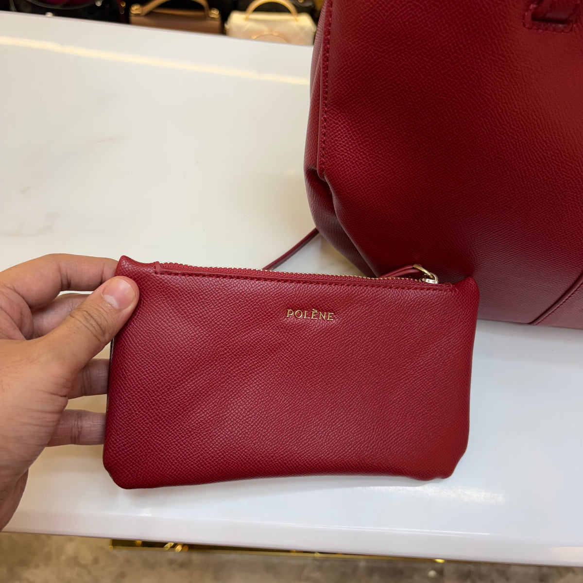 Polene Tote Bag - Red