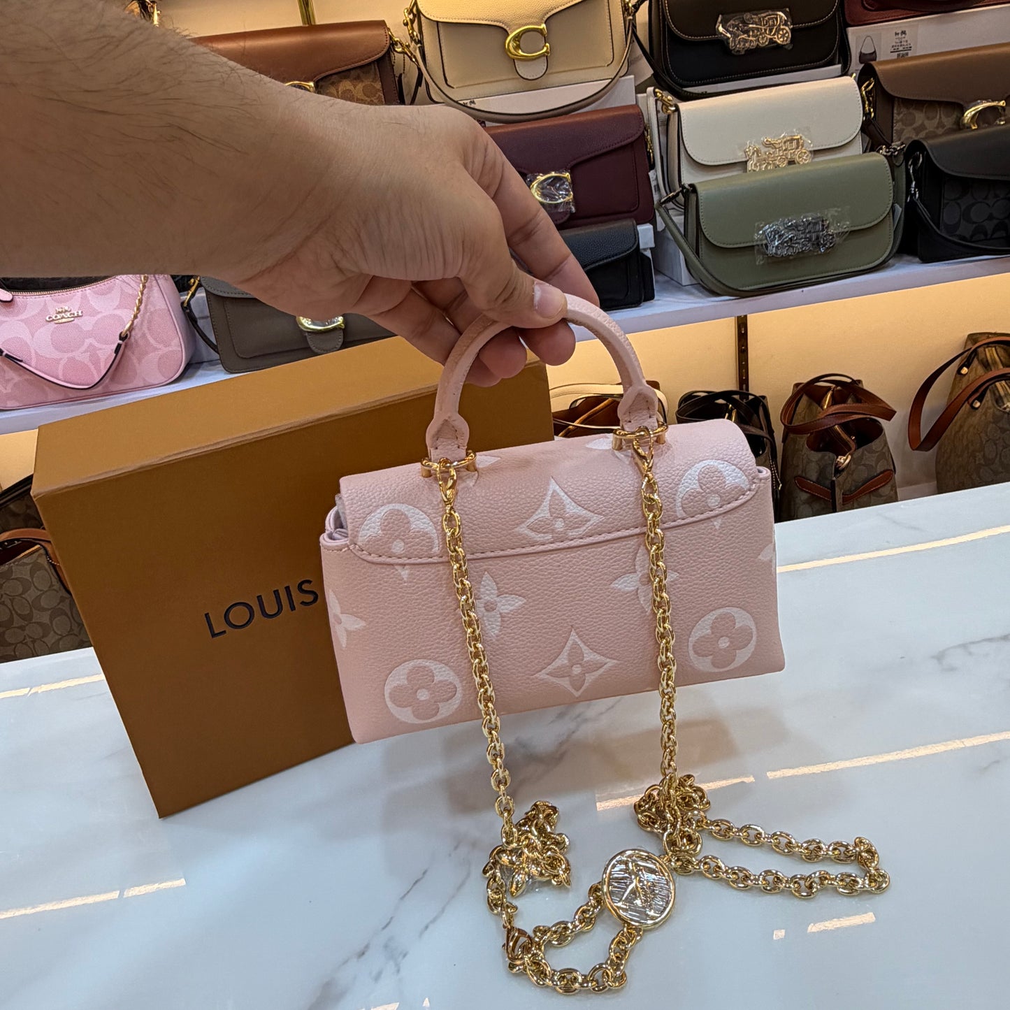 LV Nano Madeleine - Pink Monogram