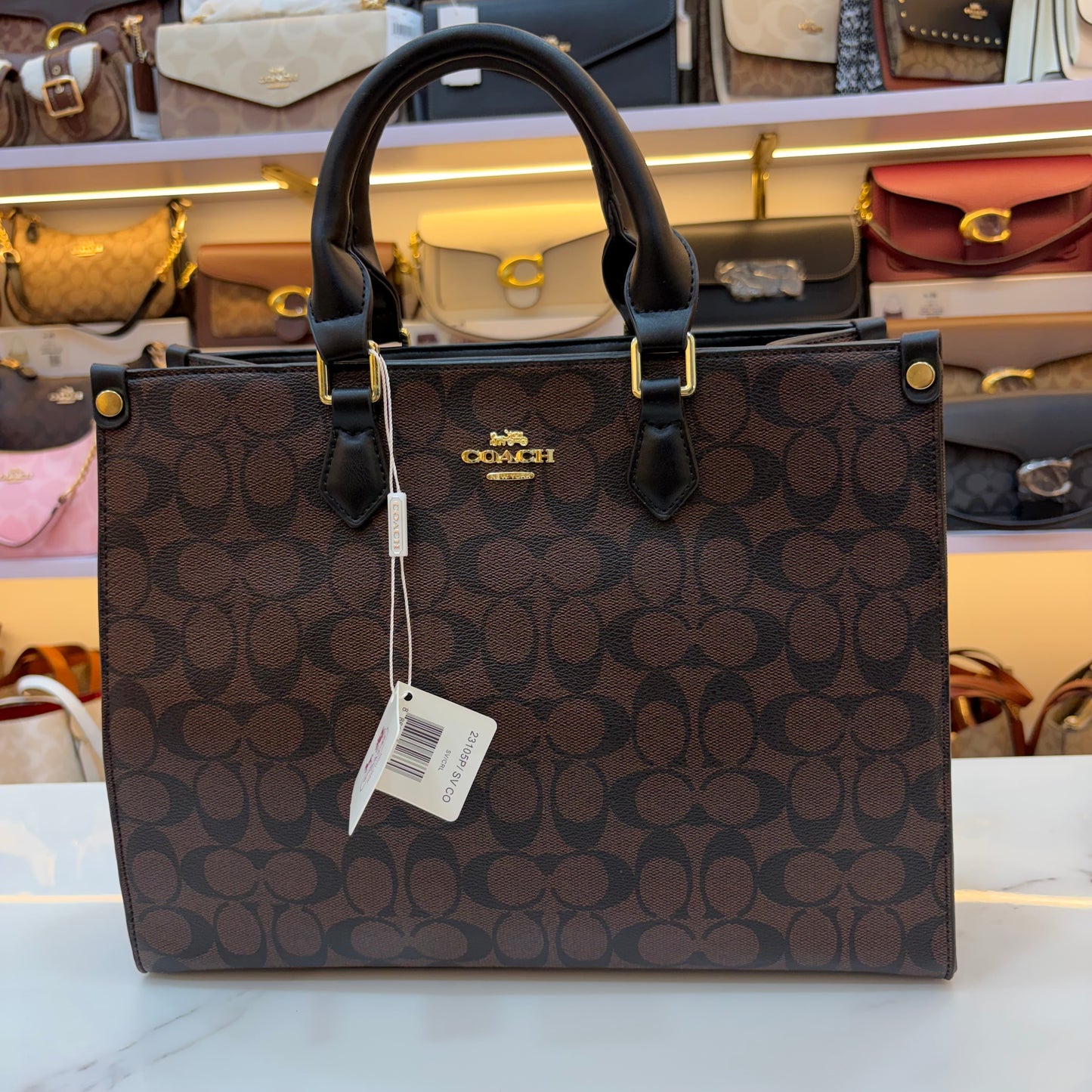 COCH MAGGIE Medium TOTE - Coffee
