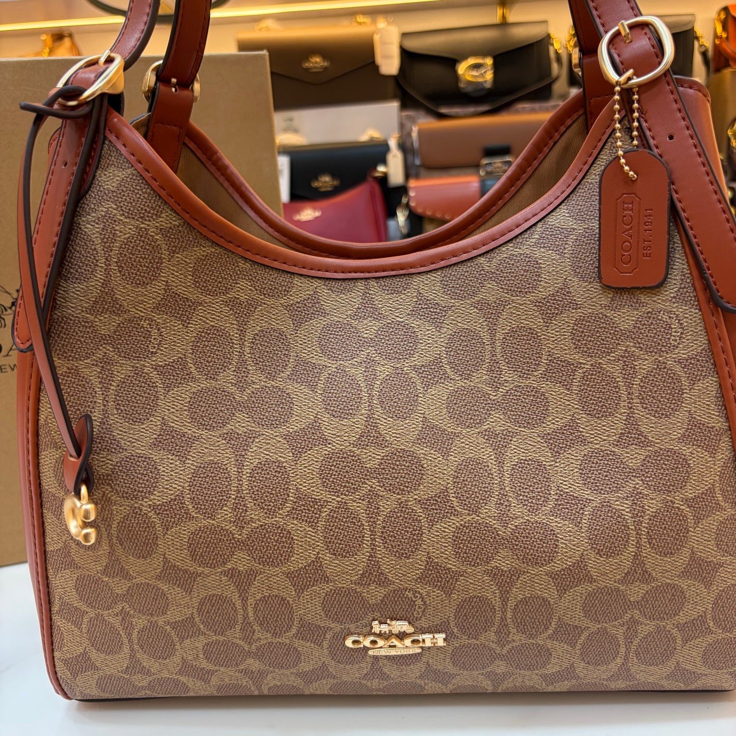 COCH ERIN Shoulder Bag - Apricot Tan