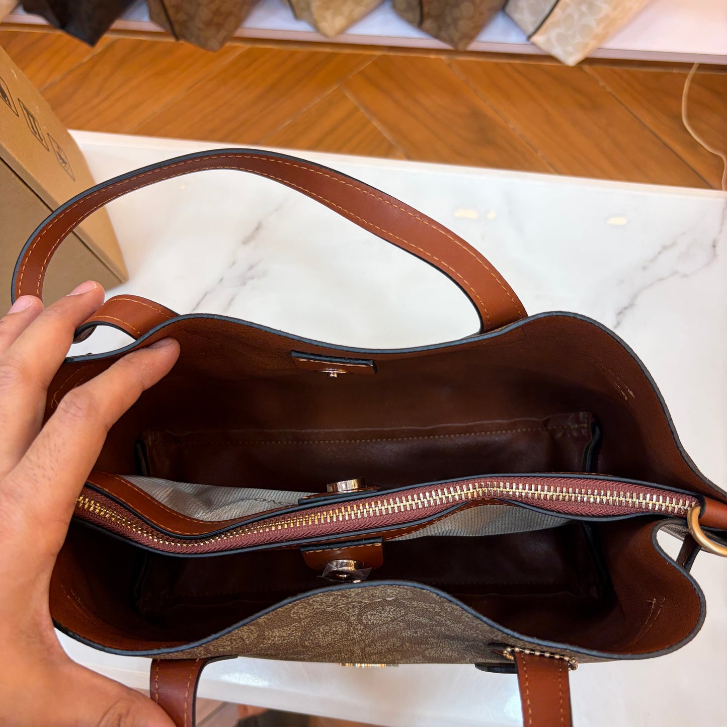 COCH Hanna Carryall - Apricot Tan