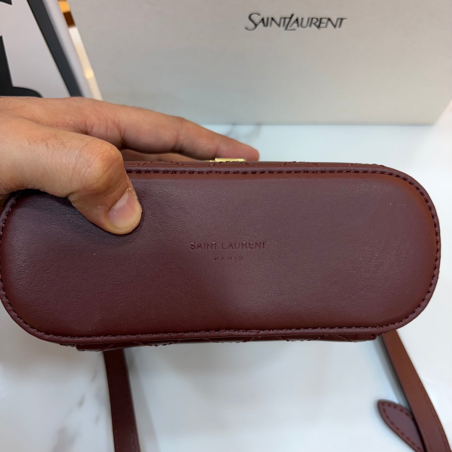 YSL Gabby Vanity Bag - Wine
