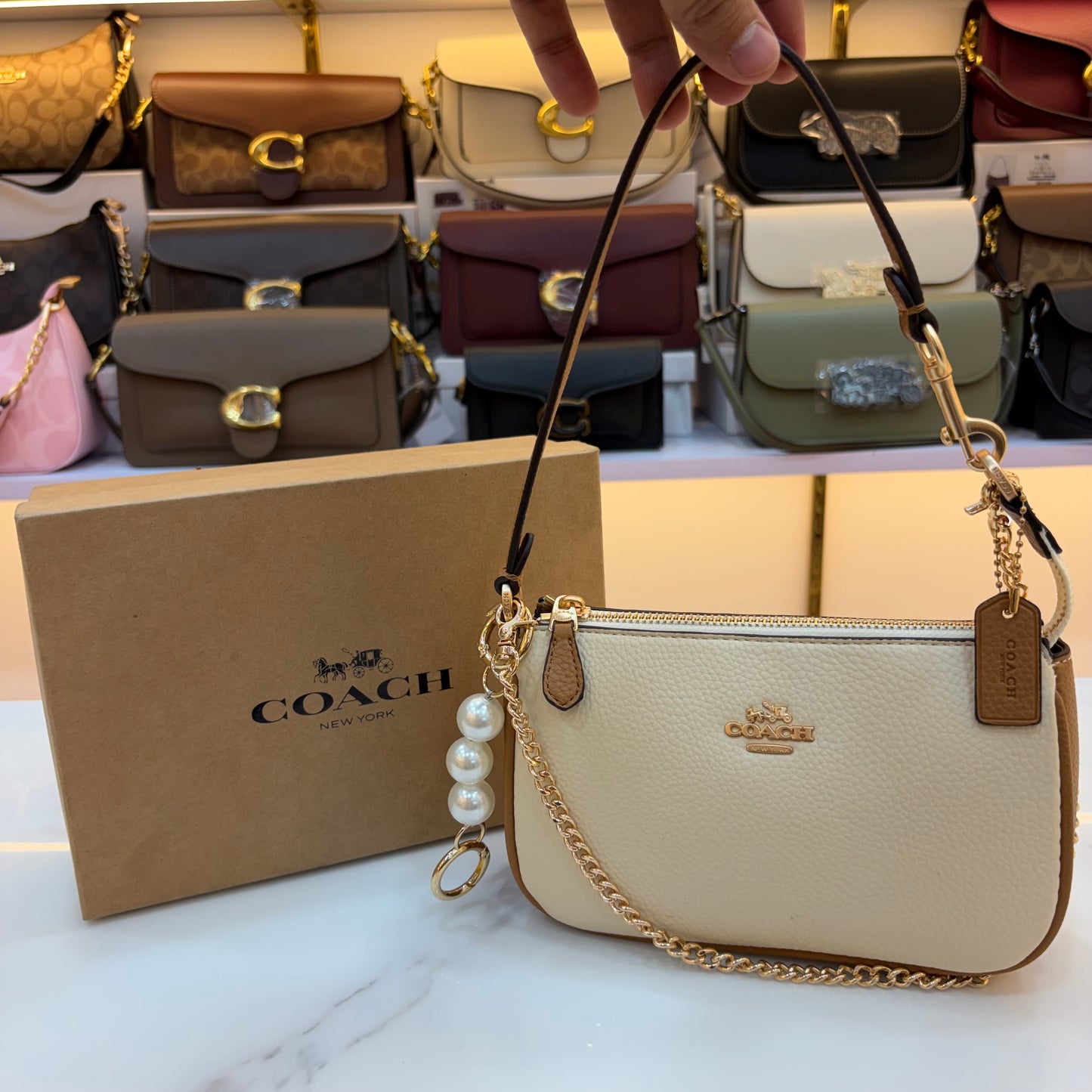 COCH Nolita Sling/Shoulder Bag - Cream