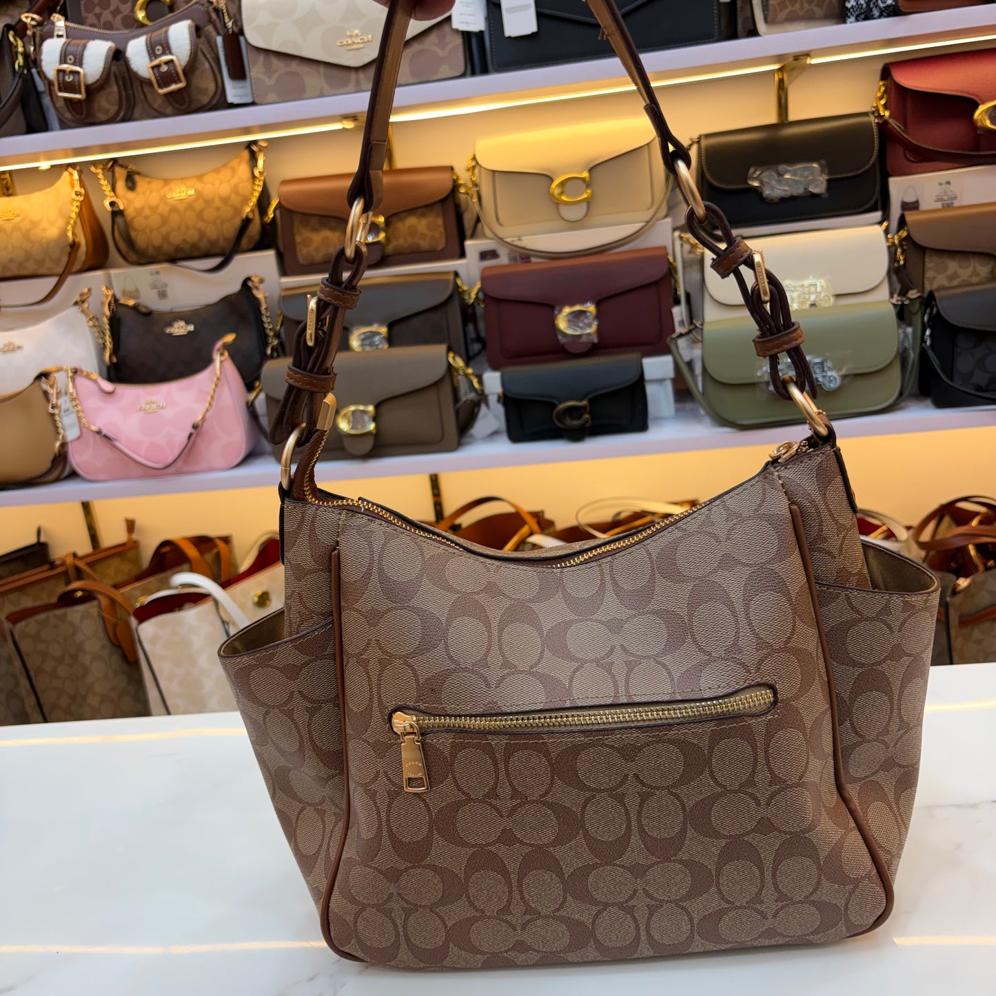 COCH LAUREL Shoulder Bag - Apricot