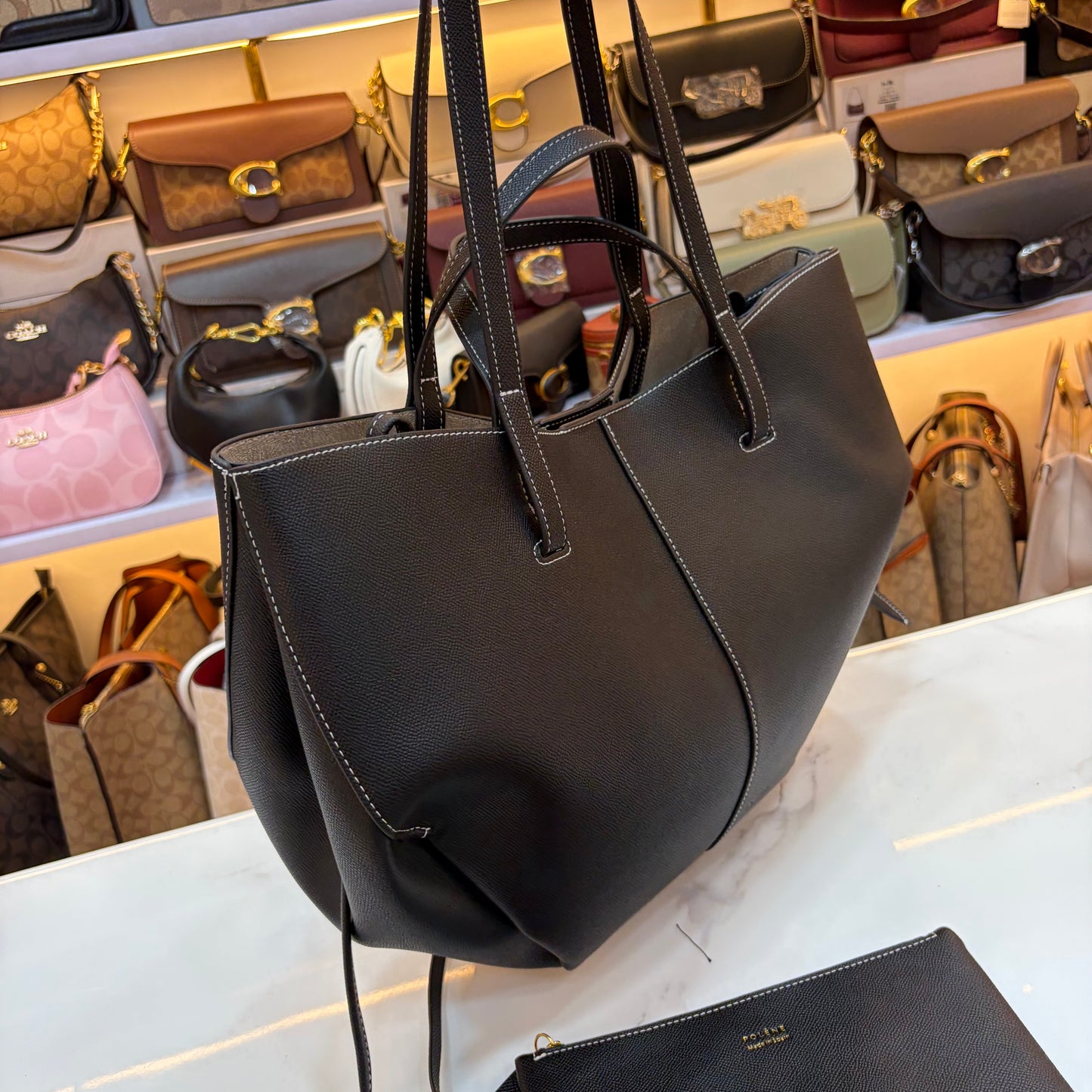 PLN Cyme Tote Bag - Black