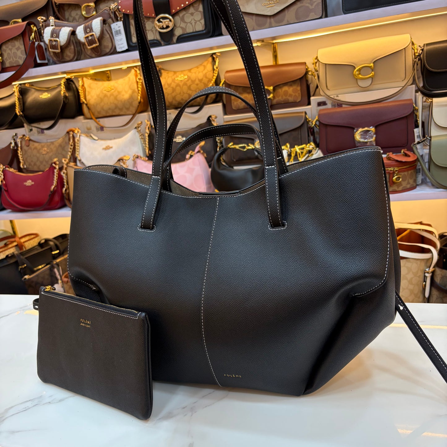 PLN Cyme Tote Bag - Black