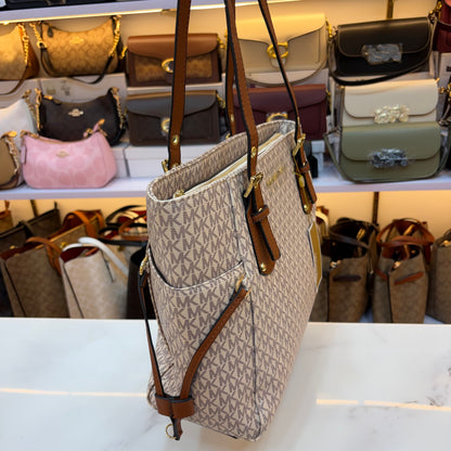 MK Voyager Tote - Creme