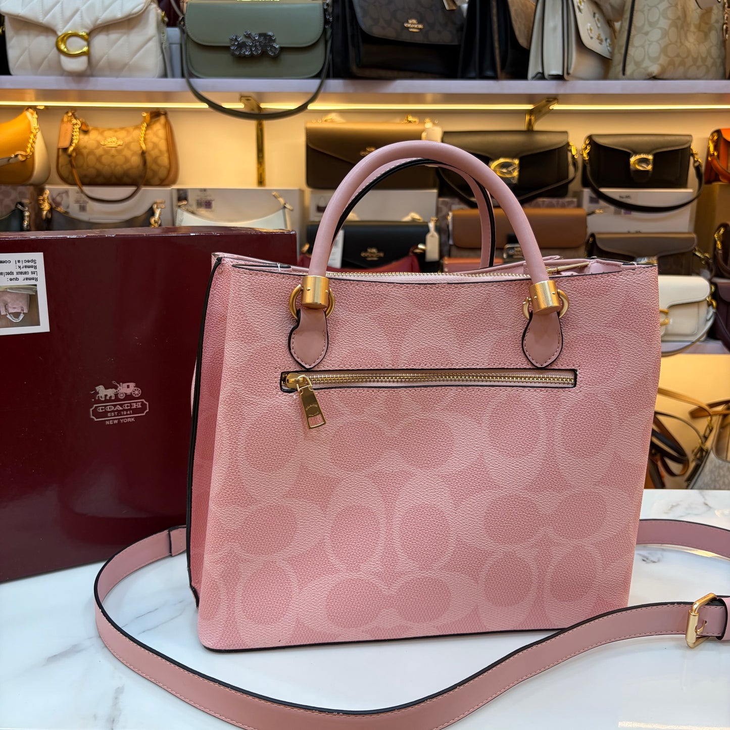 COCH Satchel Bag - Pink