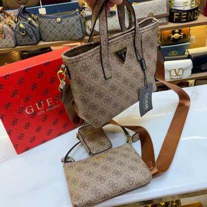 GUS 3 in 1 Satchel - Monogram  Print