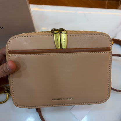 CNK Crossbody Bag - Beige