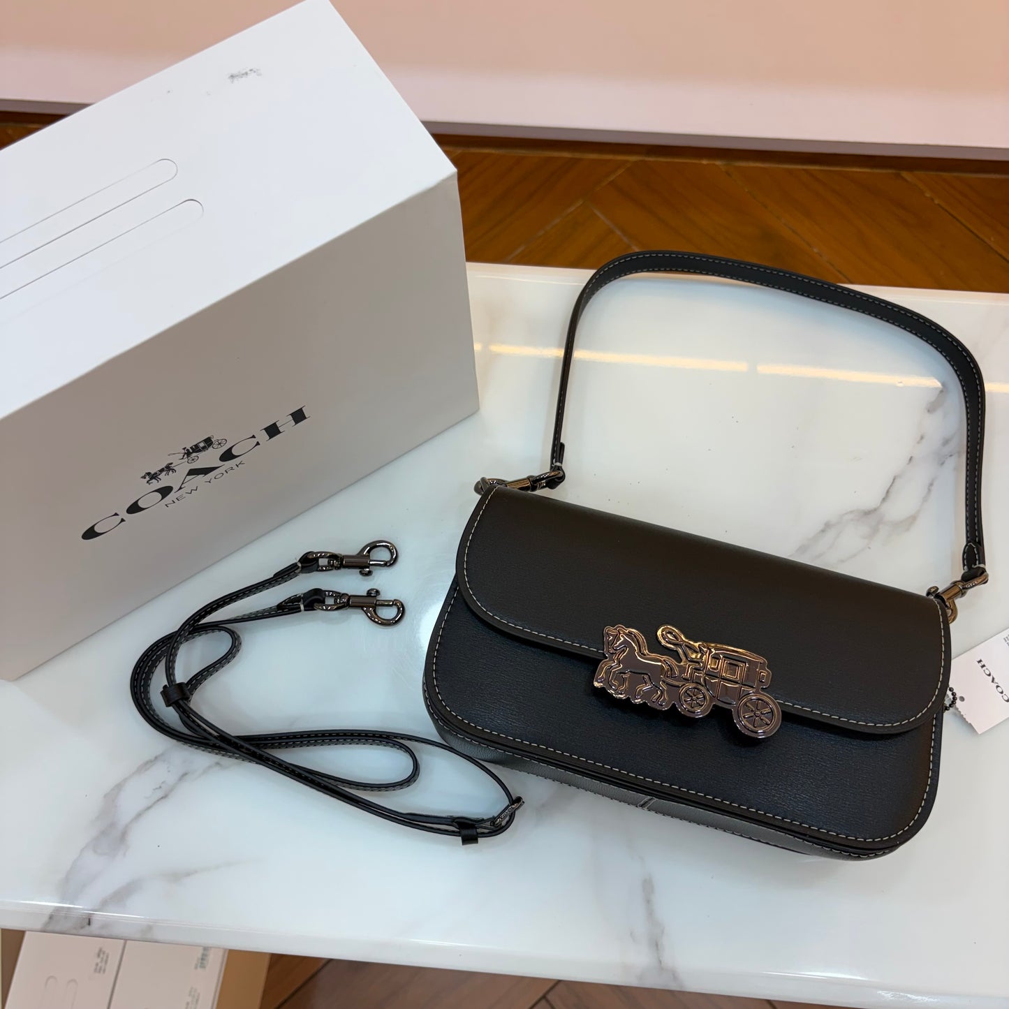 COCH HARPER Shoulder/Sling Bag - Black