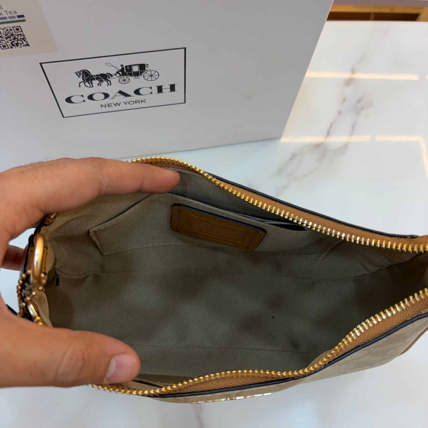 COCH TERI Sling/Shoulder Bag - Milk Tea